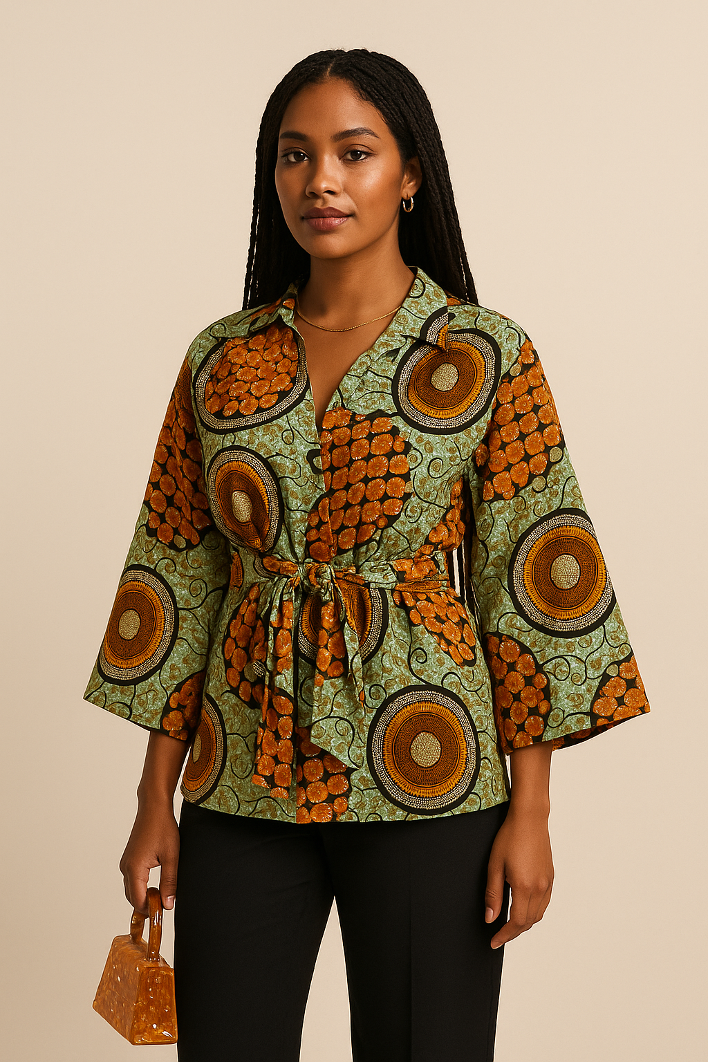 ADÚRÀ Orange – Le kimono de la prière exaucée