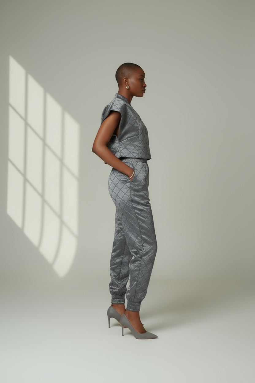 Ensemble ÌMÚRA porté – silhouette moderne et élégante