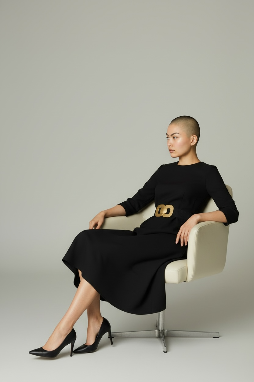 Ceinture élastique noire 1Look By Adé