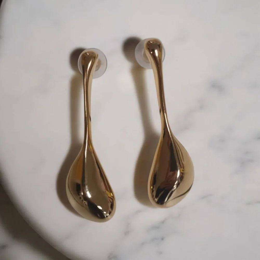 Boucles d’oreilles LÁÌYÉ – Or fluide