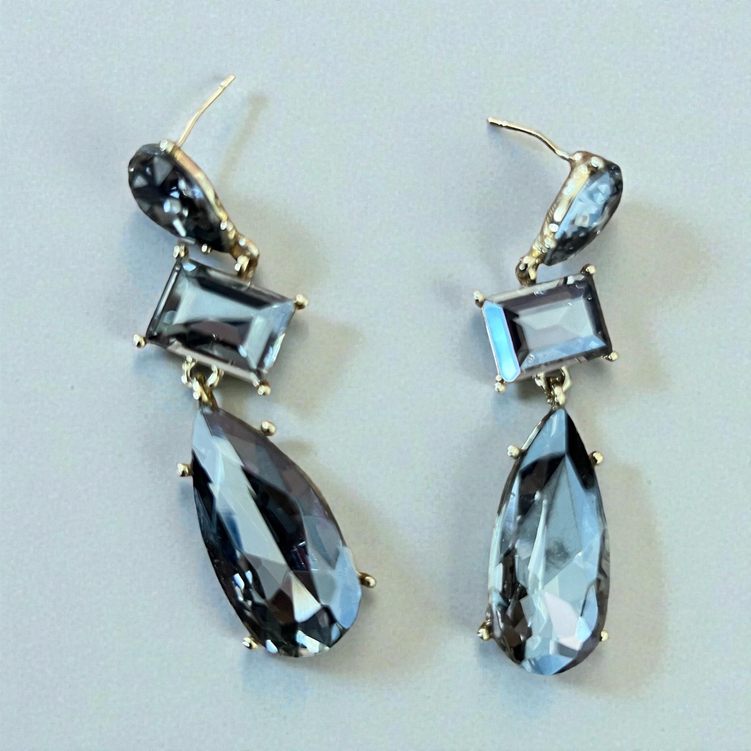 Boucles d'oreilles "ÒKÙNKÙN" en acier inoxydable