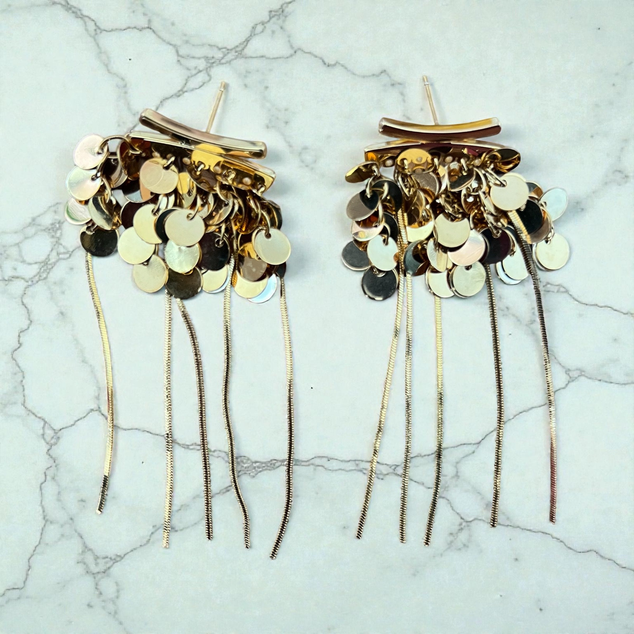 Boucles d'oreilles "ÌGÙN" en acier inoxydable