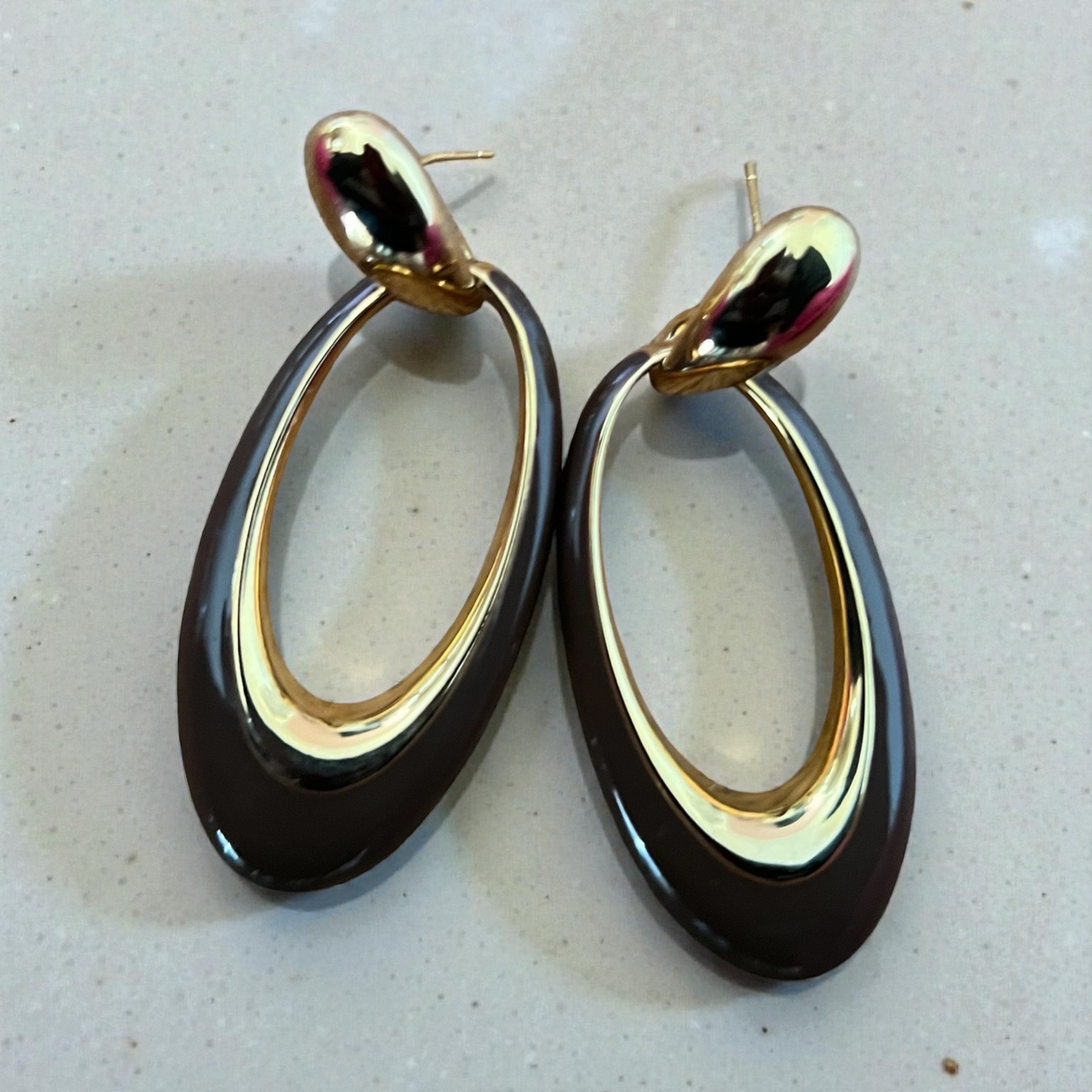 Boucles d'oreilles "ÌDÁKẸ́JẸ́" en acier inoxydable