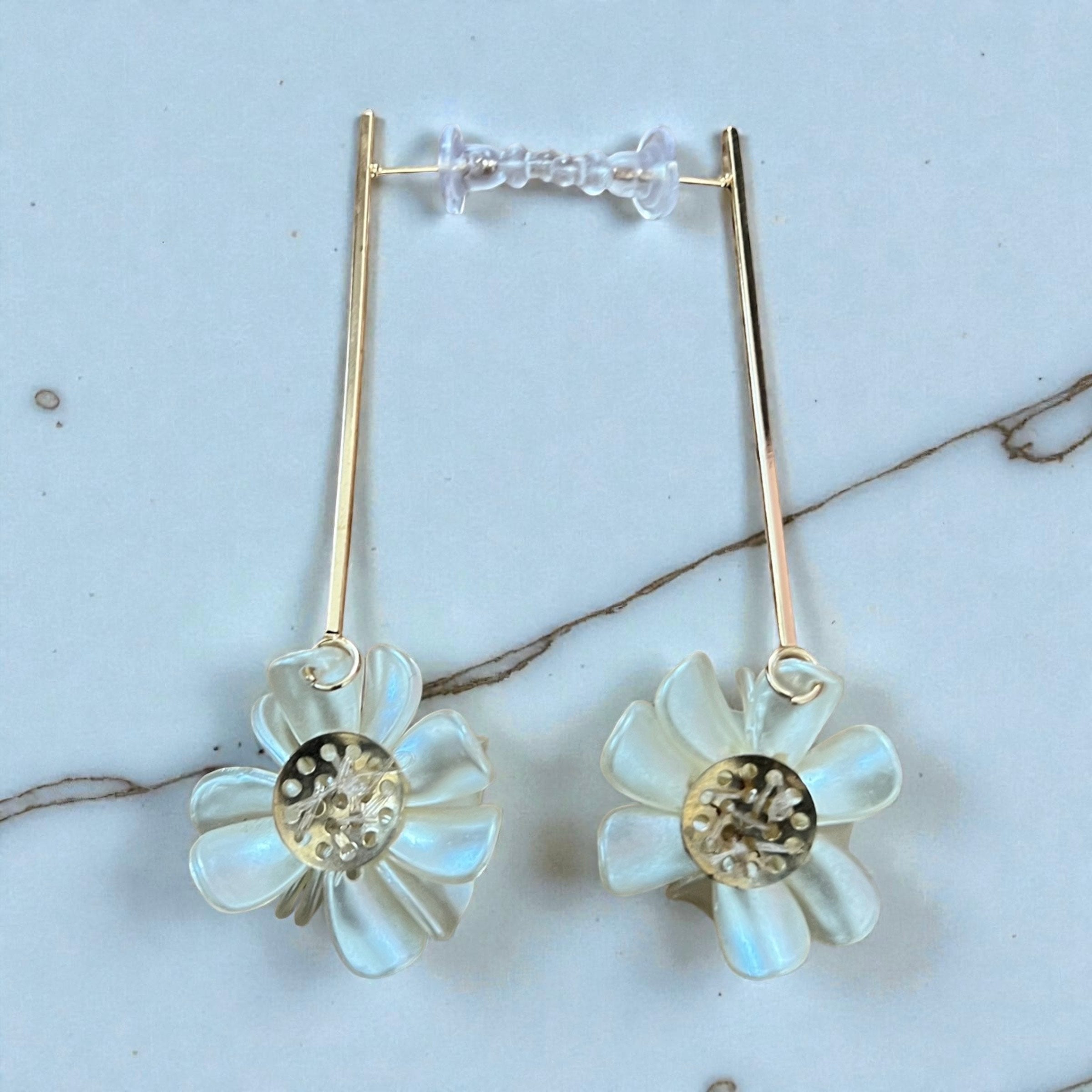 Boucles d'oreilles "ÌTÀNÀ" en acier inoxydable (actif)