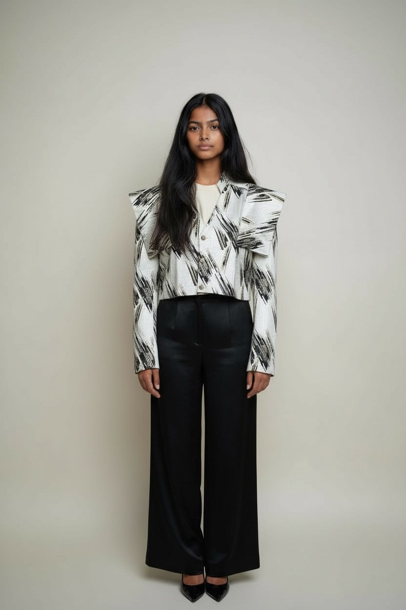 Veste ASEYO noir et doré 1Look By Adé