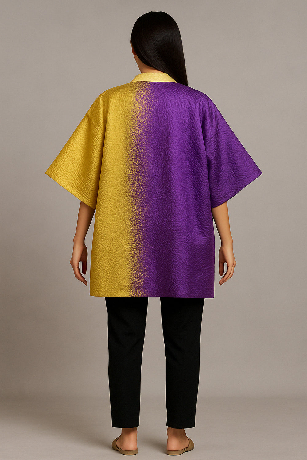 Kimono Borcart Violet & Or Ọláyímí