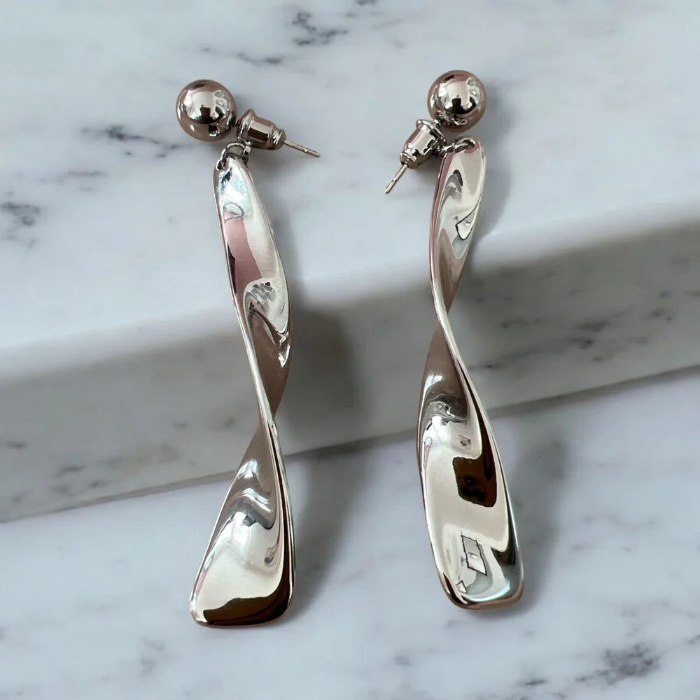 Boucles d’oreilles “Vibration” – Acier Inoxydable