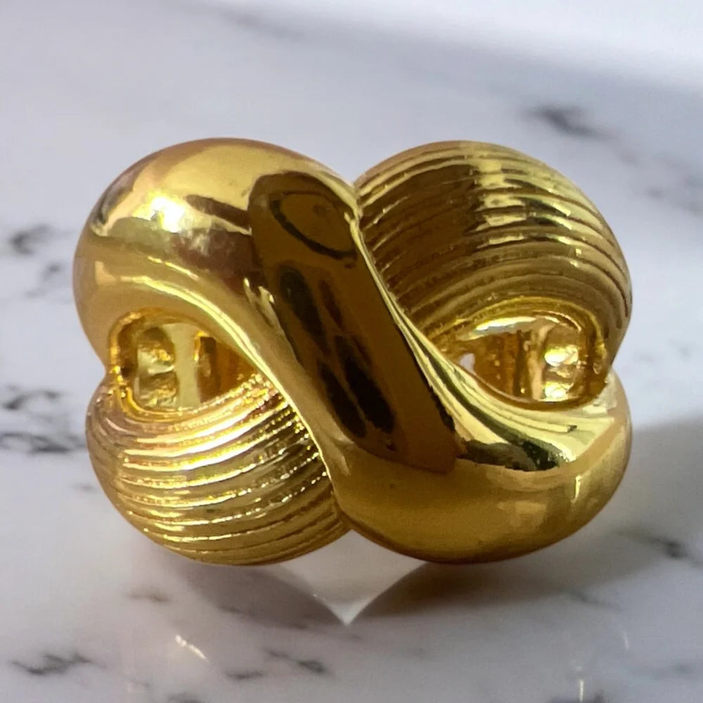 Bague Dorée – Infinity Flow