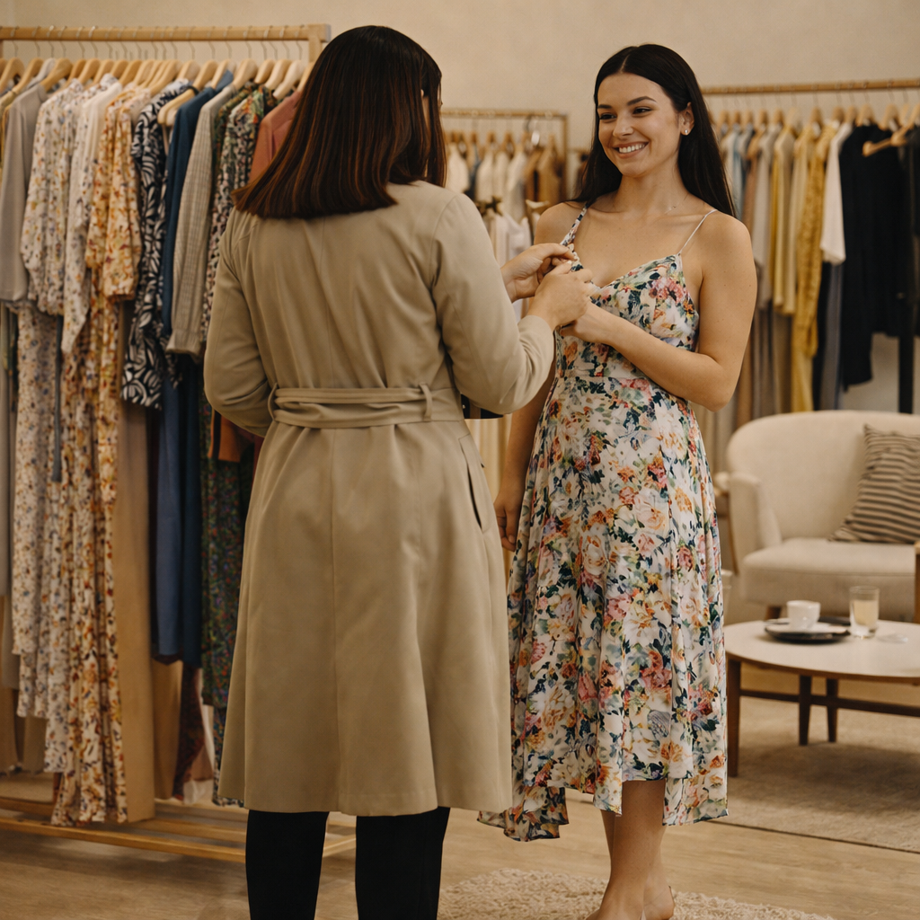 Essayage privé au showroom 1Look By Adé à Lyon