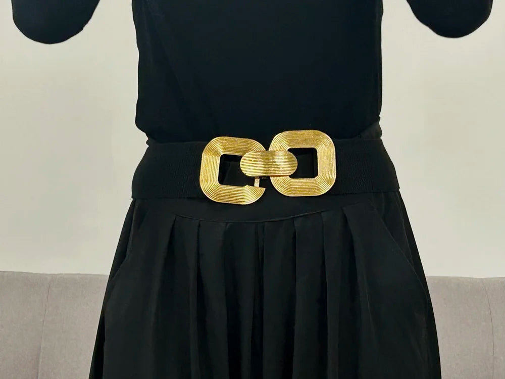 Ceinture boucles dorées