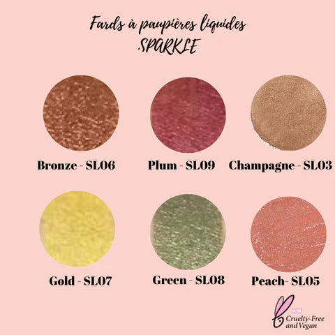 Fard à Paupières Liquide Vegan "Sparkle - GREEN