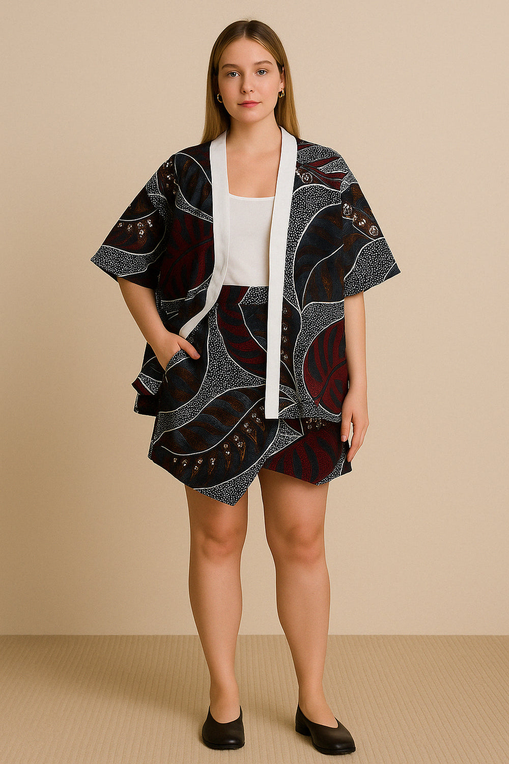ensemble-kimono-jupe-portefeuille-wax-multicolore-1look-by-ade